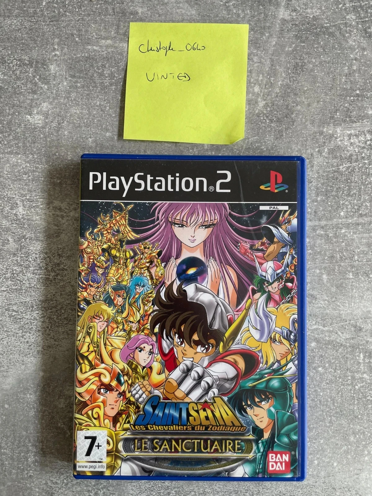 Jeu Saint Seiya, chevaliers du zodiaque le sanctuaire pour Sony PS2 / playstation 2 en français.